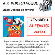 Soirée jeux de société à la Bibliothèque