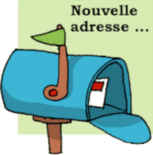 nouvelle_adresse Changement d'adresse