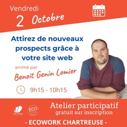 Atelier participatif : Attirez de nouveaux prospects grâce à votre site web